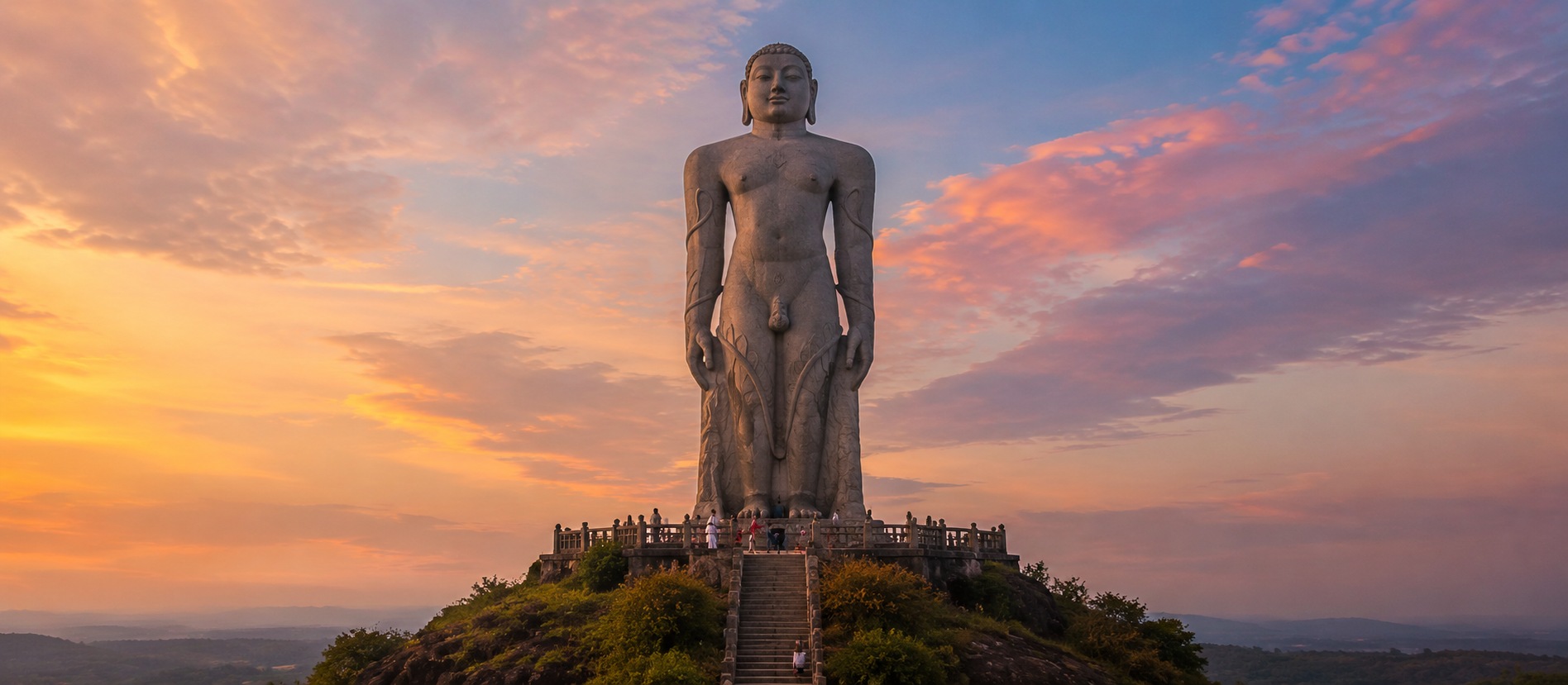 Gomateshwara Bahubali statue, Karkala, Karnataka