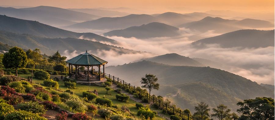 Z Point viewpoint at Kemmangundi, Chikkamagaluru
