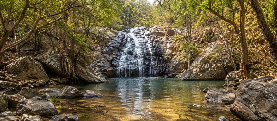 Muthyala Maduvu waterfall, Pearl Valley, near Anekal