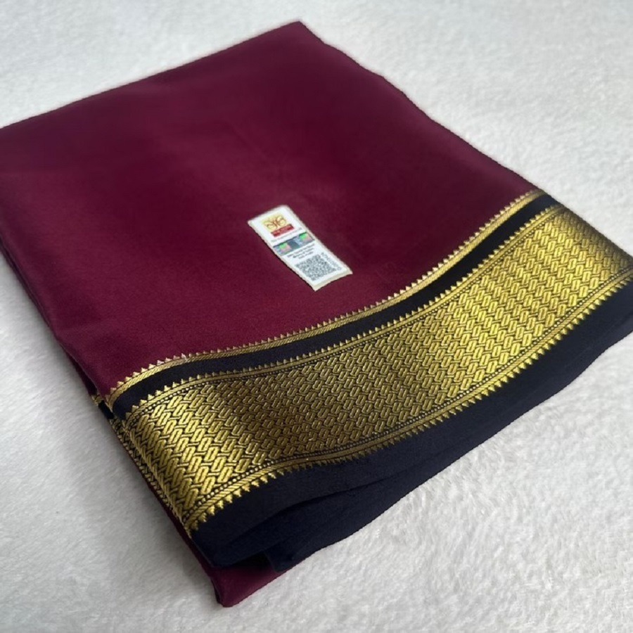 Mysore Silk saree weaving