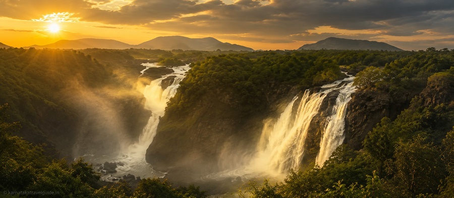 Hotel Mayura Bharachukki Shivanasamudra — KSTDC hotel near Bharachukki and Gaganachukki Cauvery waterfalls Karnataka