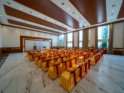 Banquet hall at Emerald Signature, Mysuru