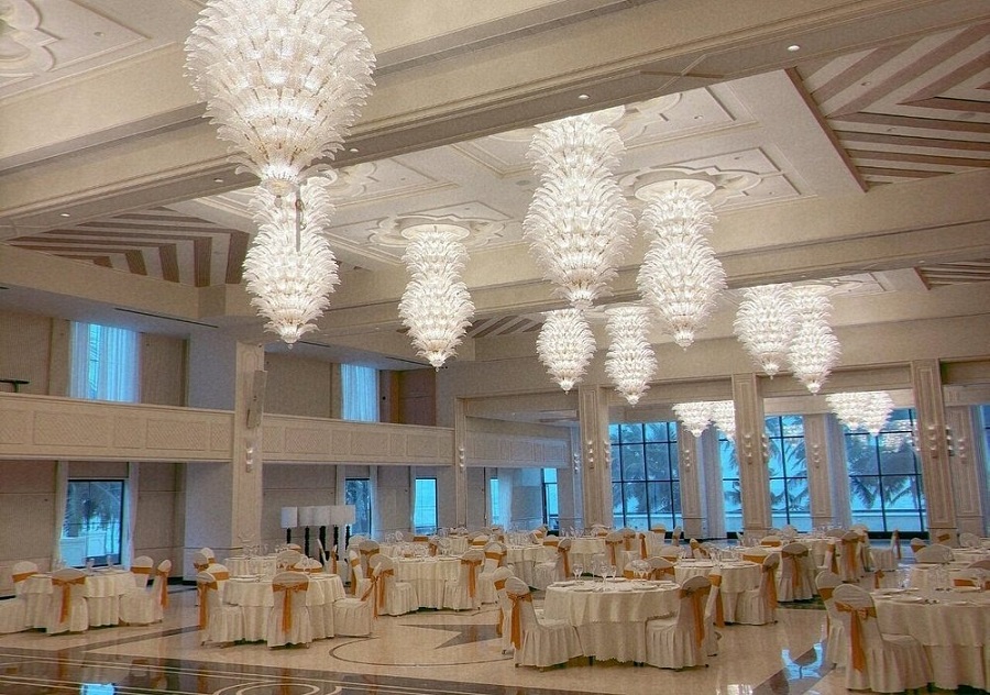 Banquet hall at Peninsula Del Mar, Udupi